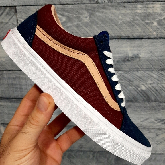 textured suede old skool